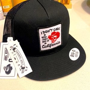Big D Speed shop trucker “I don’t care how they do it in California” new w tags